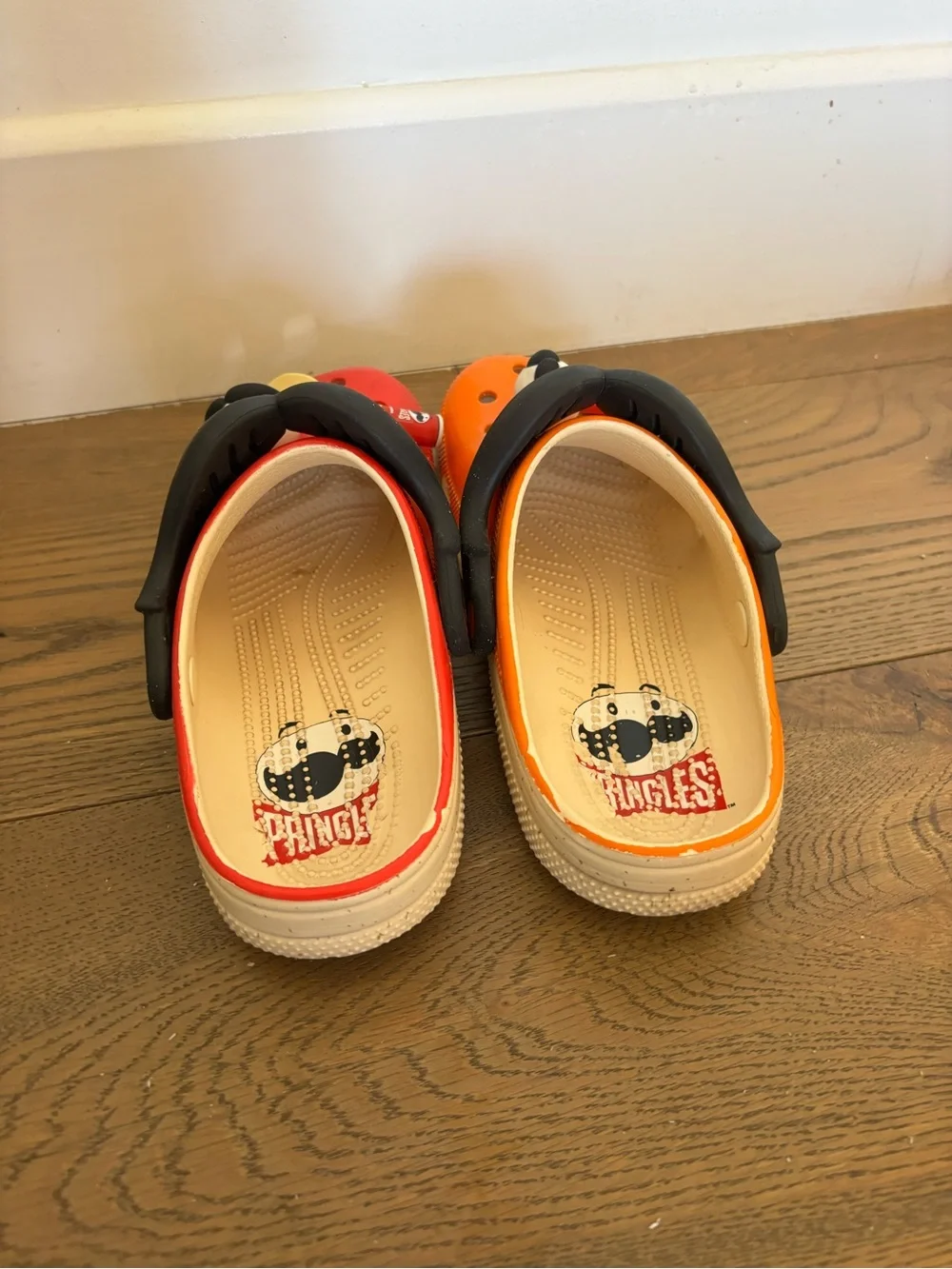 Pringle Orange and Red Novelty Sandals Limited Editions ( In Okay Condition)